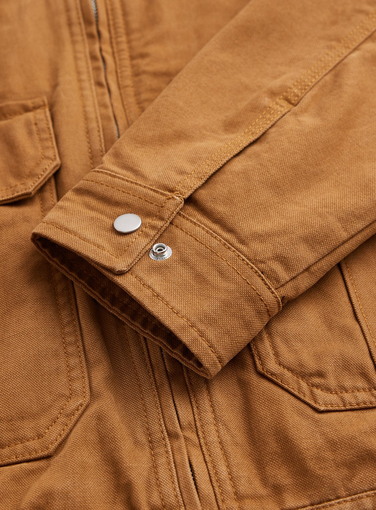 Tan Corduroy Collar Jacket  XL - Image 5 thumbnail