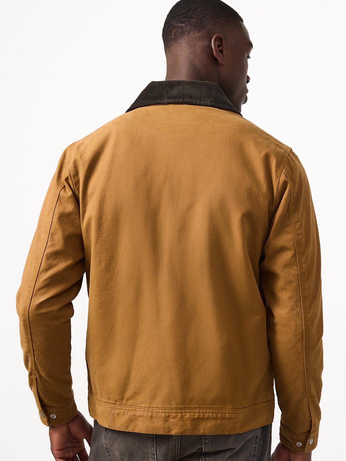 Tan Corduroy Collar Jacket  XL - Image 6 thumbnail