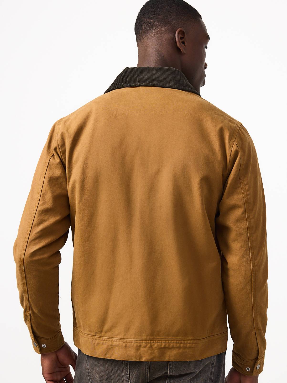 Tan Corduroy Collar Jacket  XL - Image 6