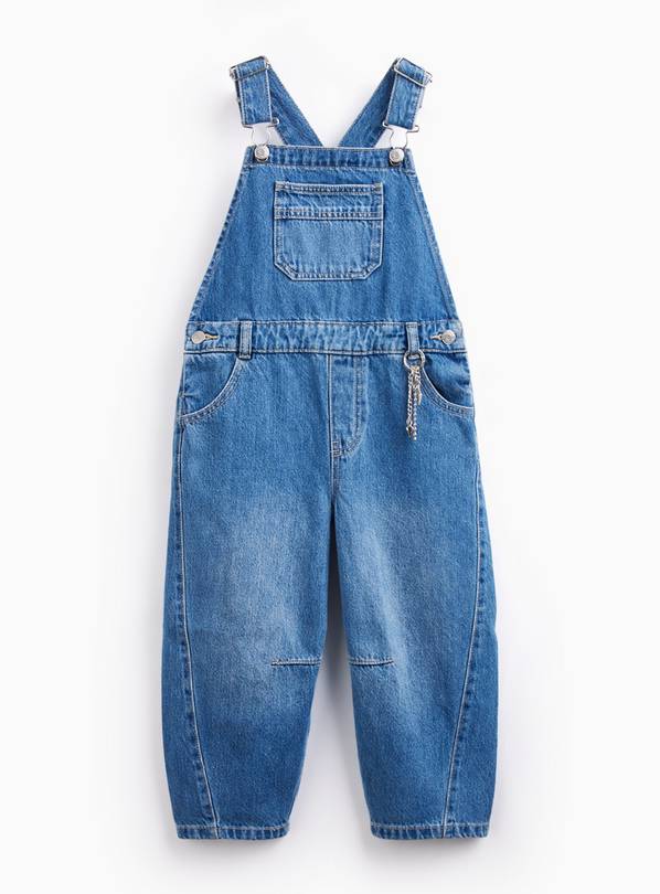 Denim Charm Light Wash Dungarees 8 years