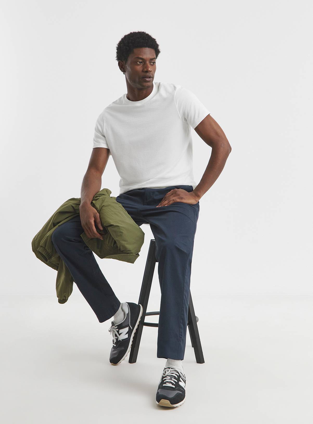 JACAMO Straight Fit Chino Navy 50R - Image 1