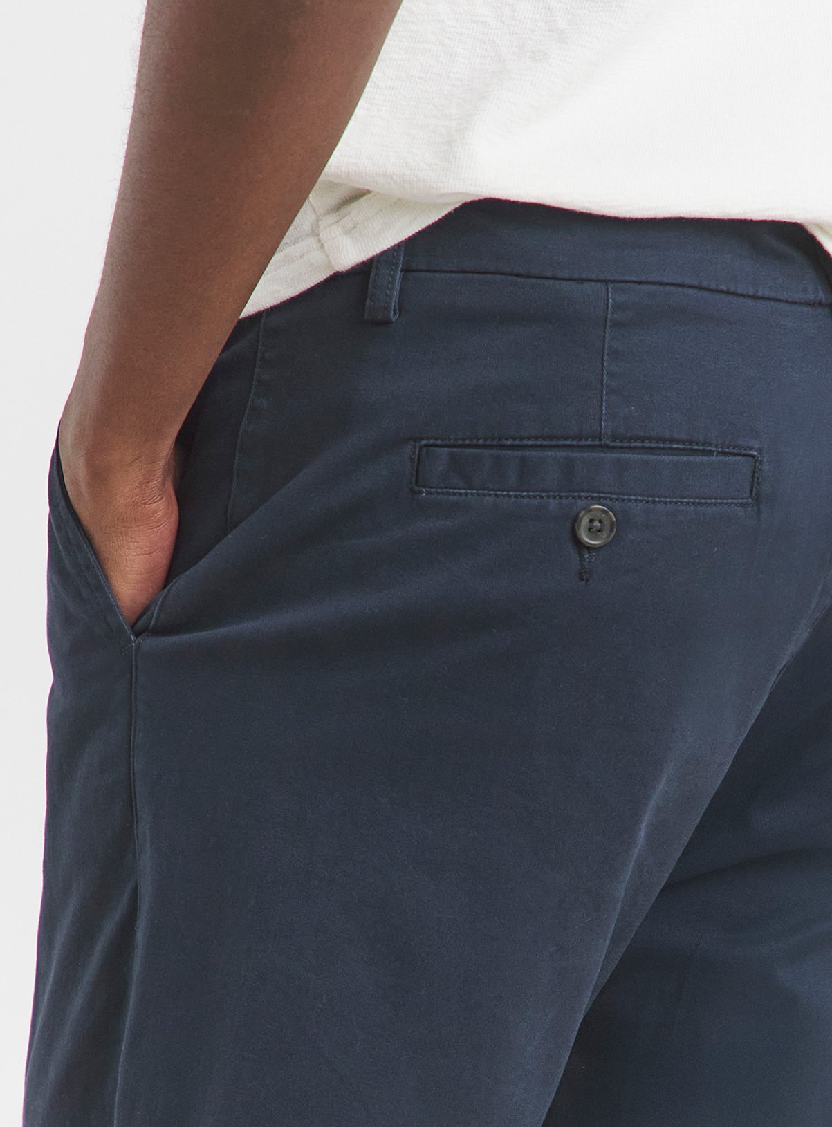 JACAMO Straight Fit Chino Navy 50R - Image 4 thumbnail