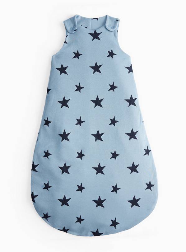 Blue Star Print 2.5 Tog Sleeping Bag 18-24 months