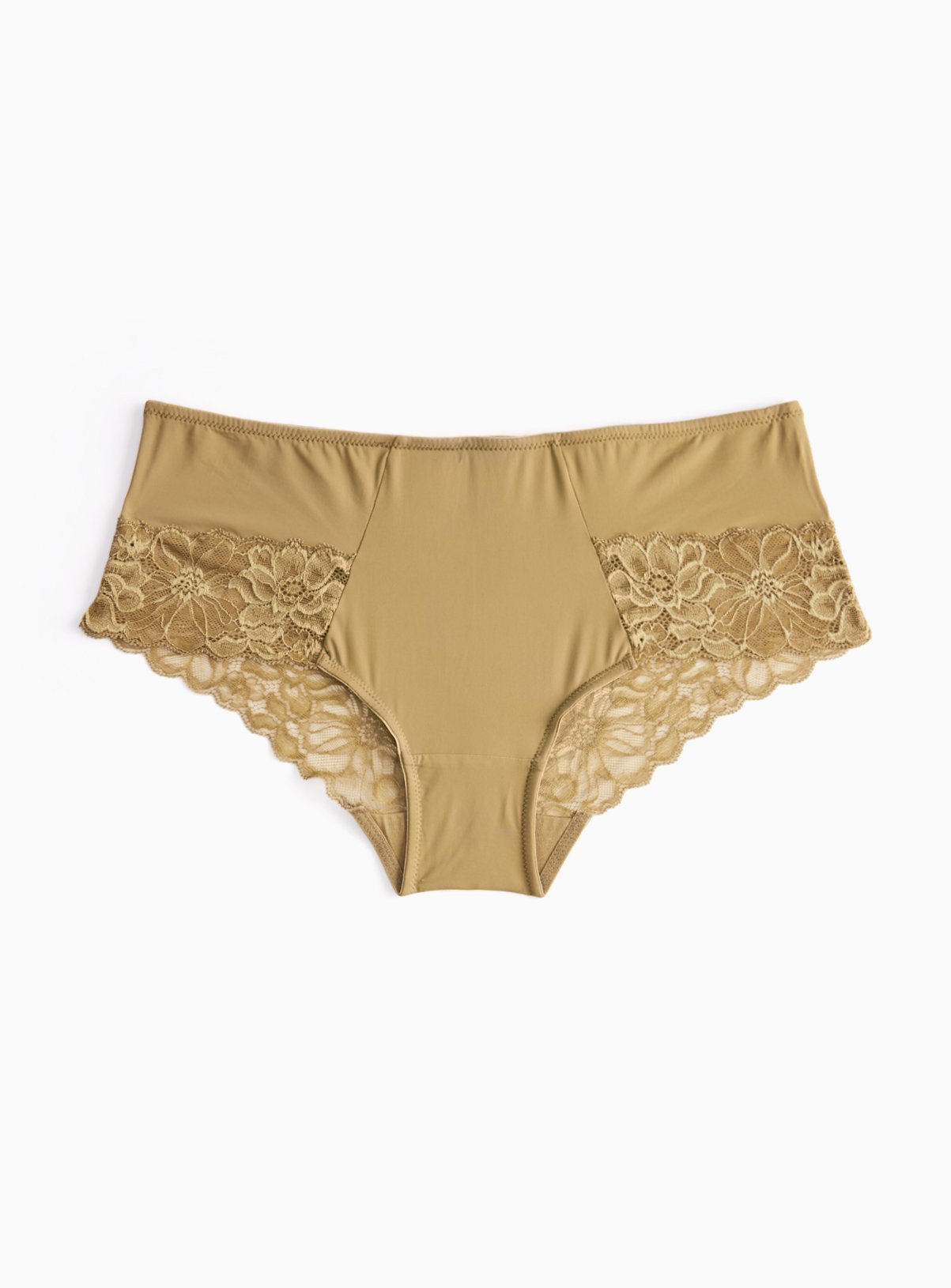Olive Green Fleur Lace Midi Briefs 16 - Image 1 thumbnail