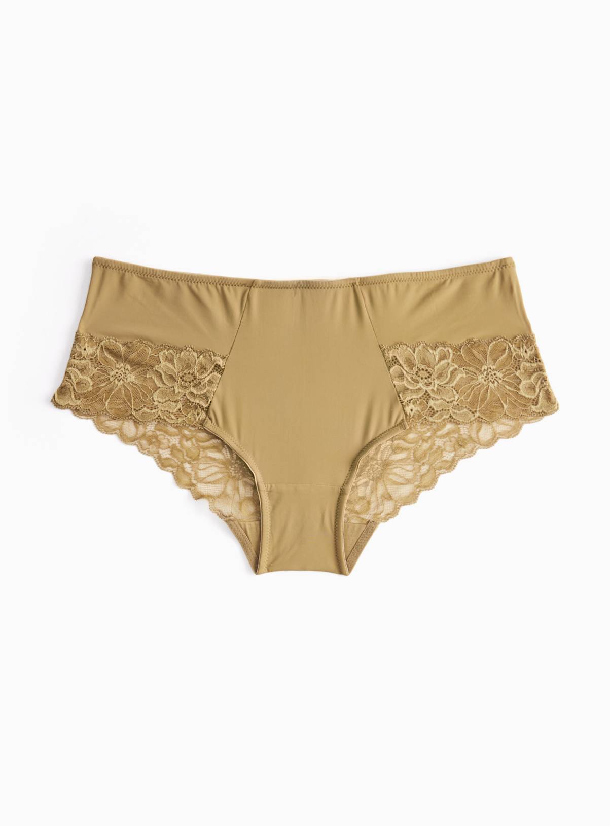Olive Green Fleur Lace Midi Briefs 16 - Image 1