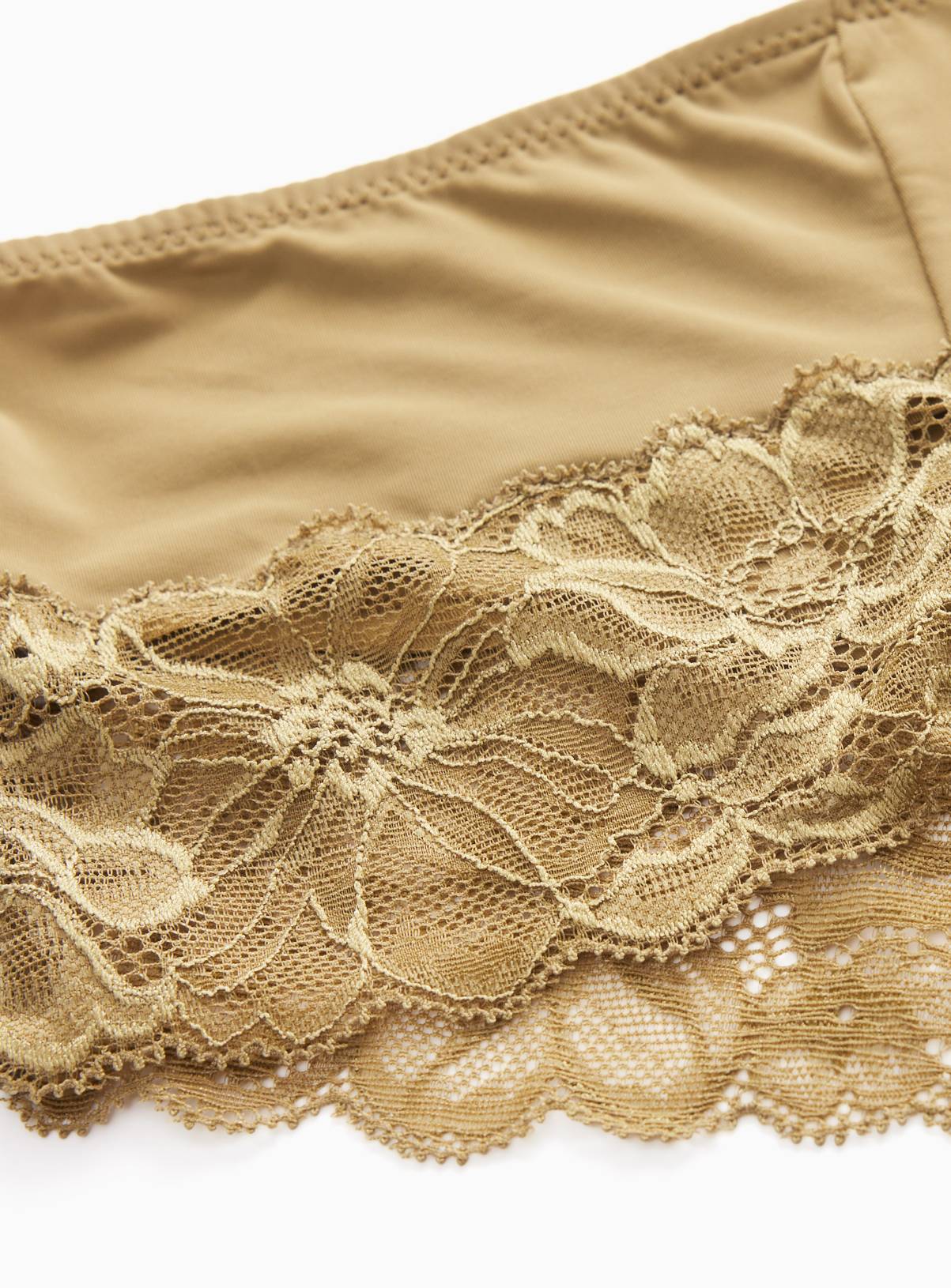 Olive Green Fleur Lace Midi Briefs 16 - Image 2