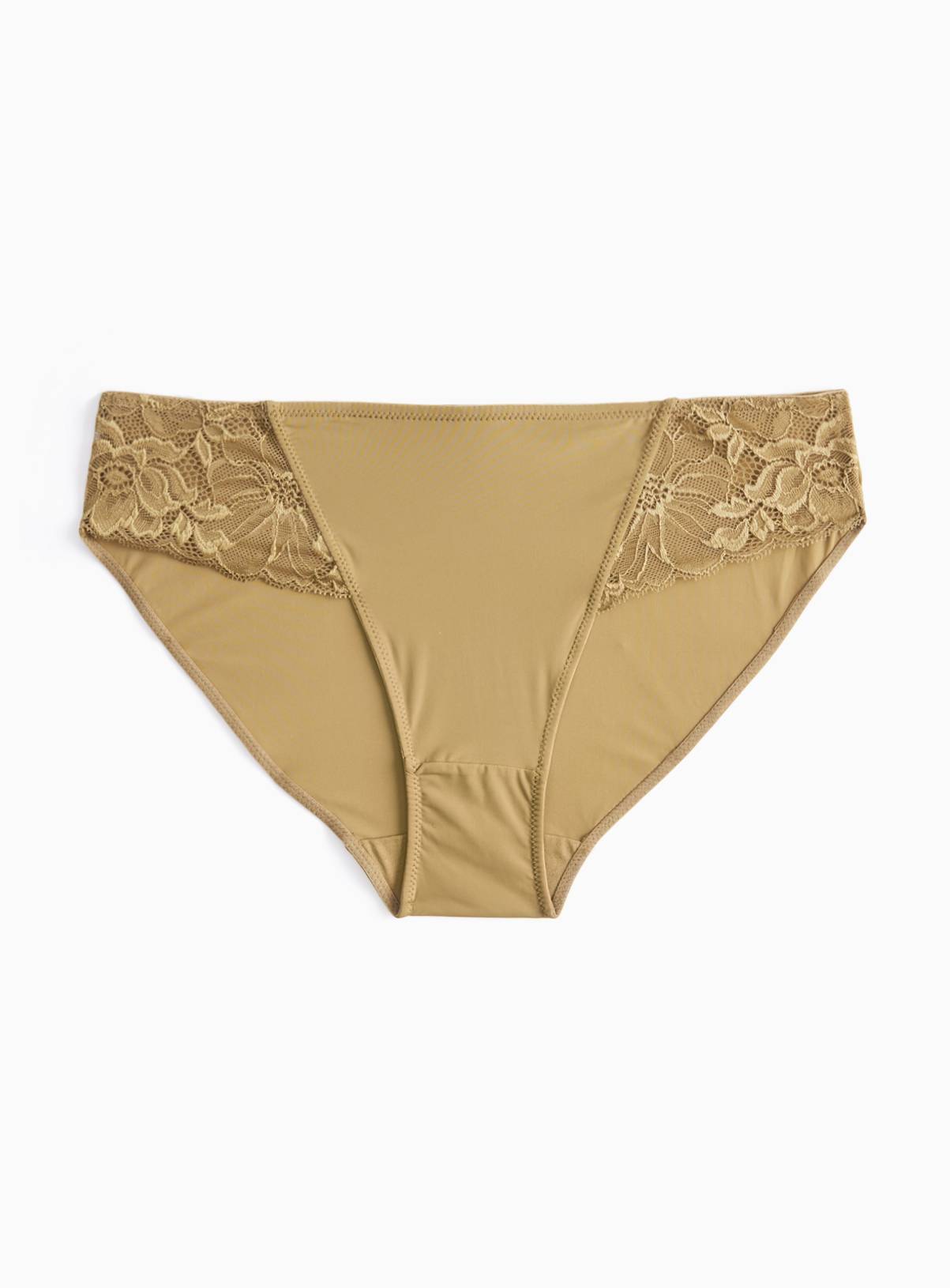 Olive Green Fleur Lace Bikini Briefs 6 - Image 2