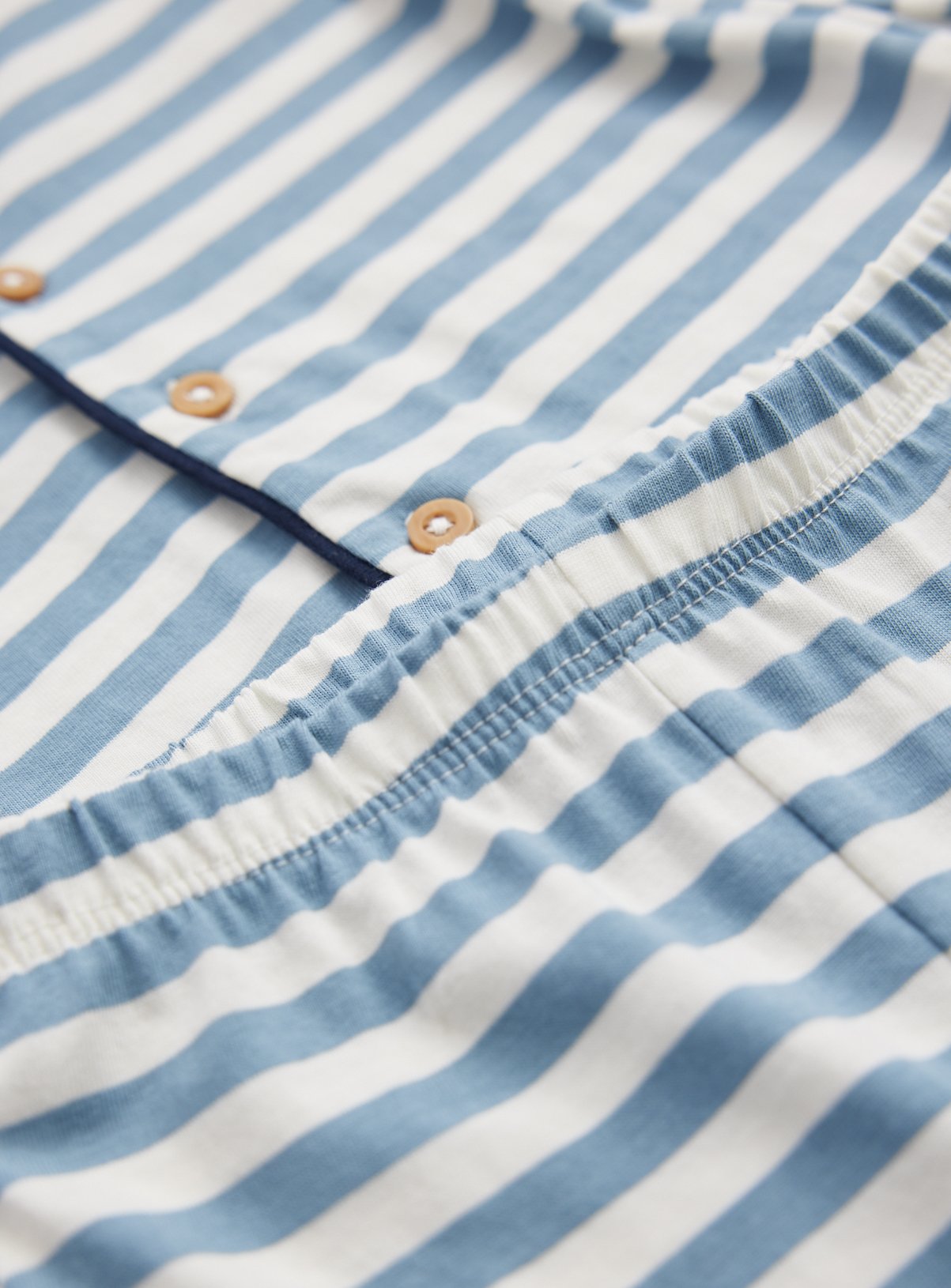 Blue Stripe Print Traditional Pyjamas 18-24 months - Image 2 thumbnail