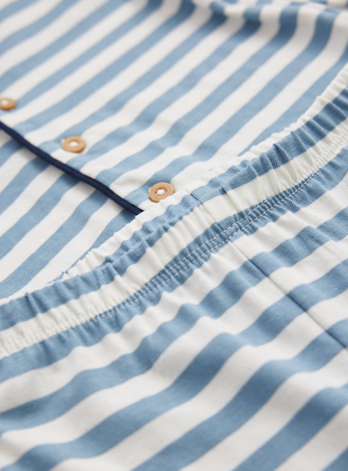 Blue Stripe Print Traditional Pyjamas 18-24 months - Image 2