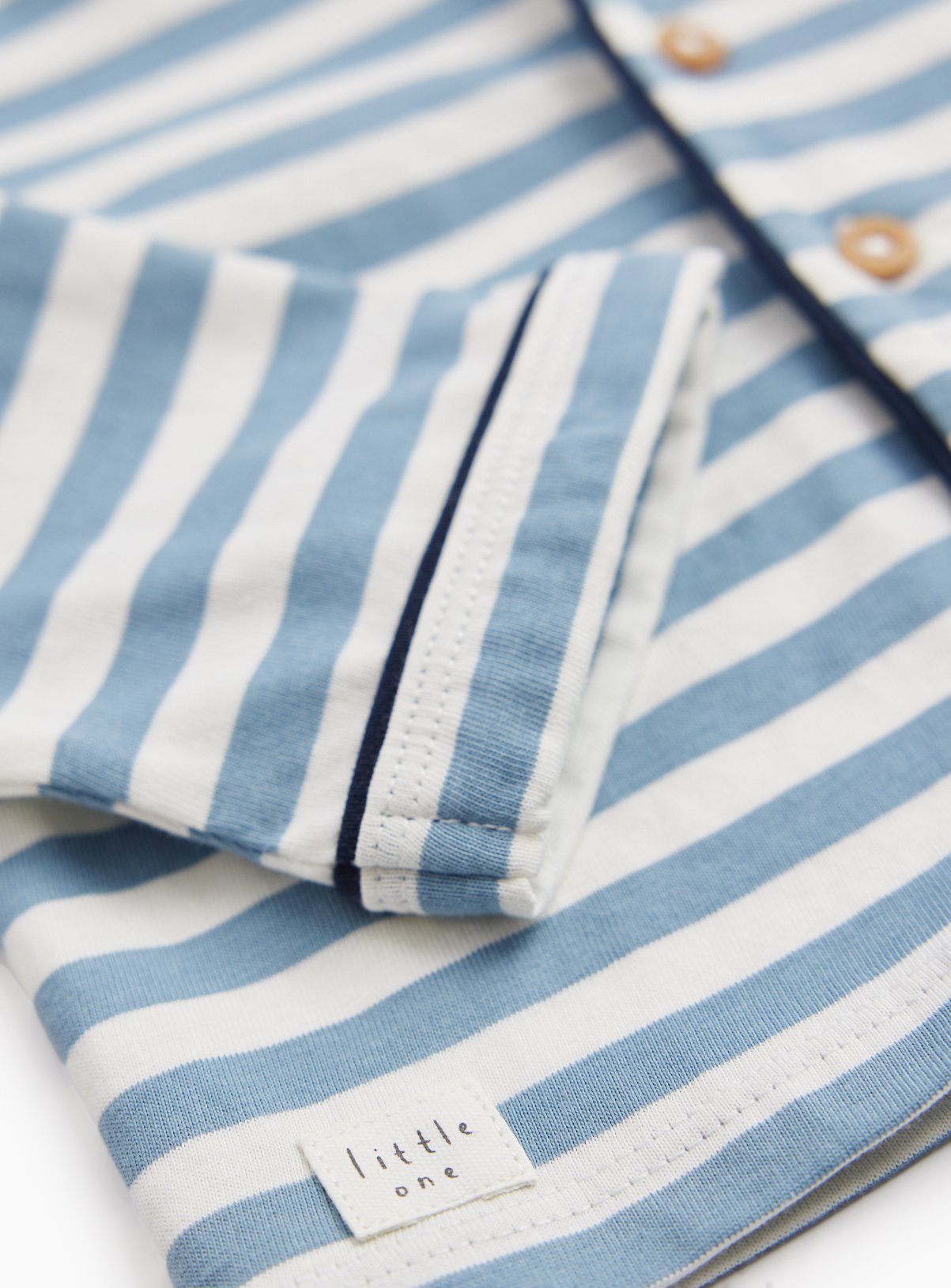 Blue Stripe Print Traditional Pyjamas 18-24 months - Image 3 thumbnail