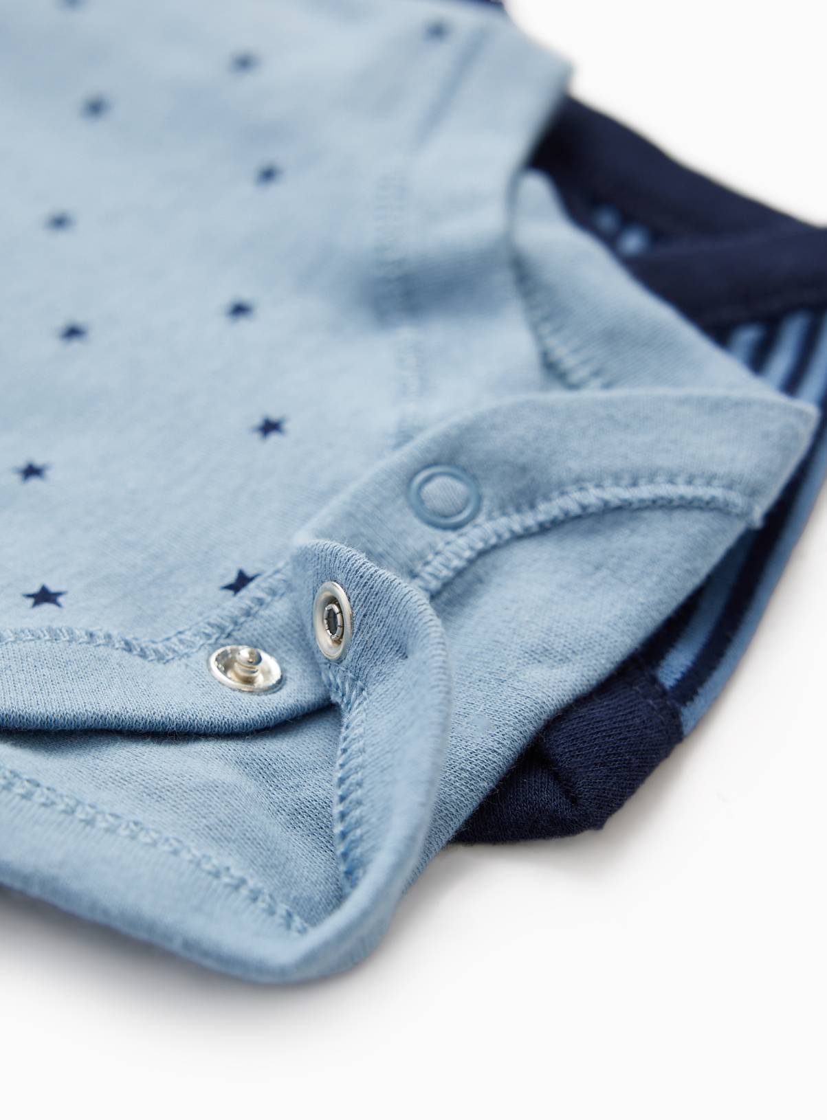 Blue Star Print Long Sleeve Bodysuits 7 Pack 18-24 months - Image 2