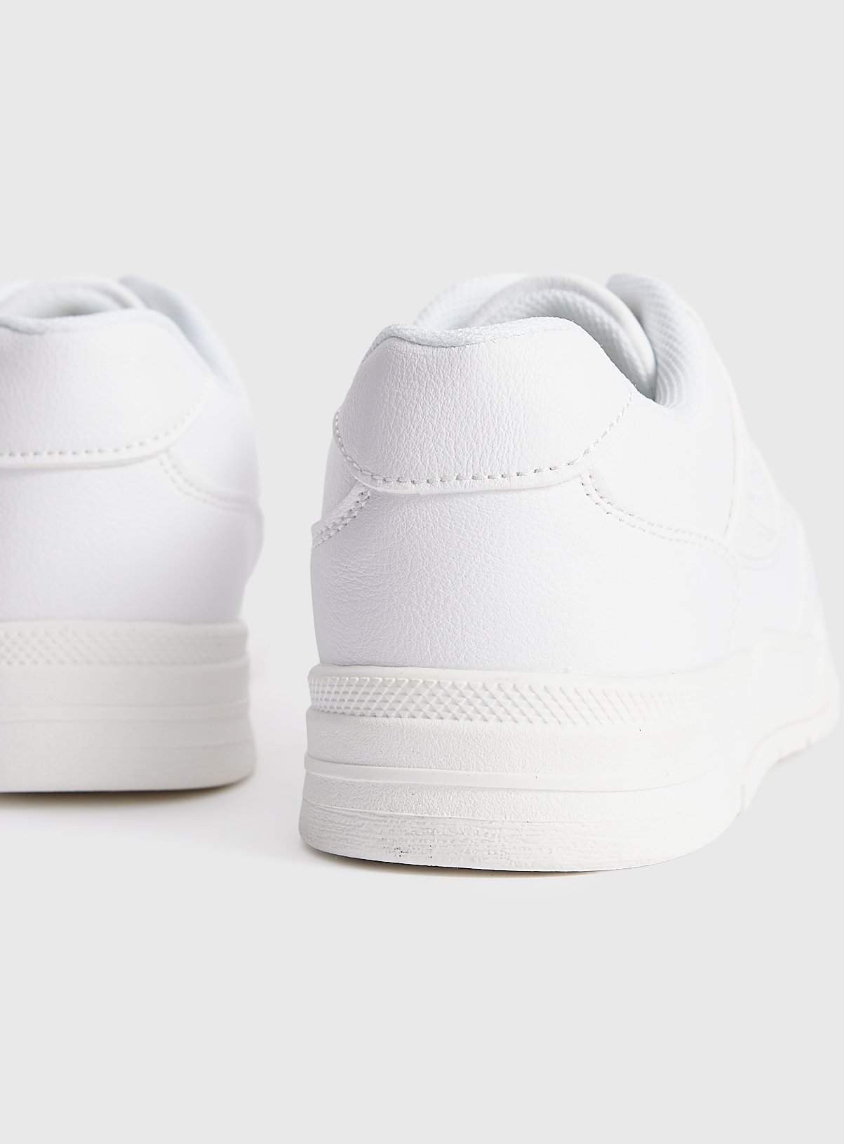 White Panelled Trainers 13 Infant - Image 4 thumbnail