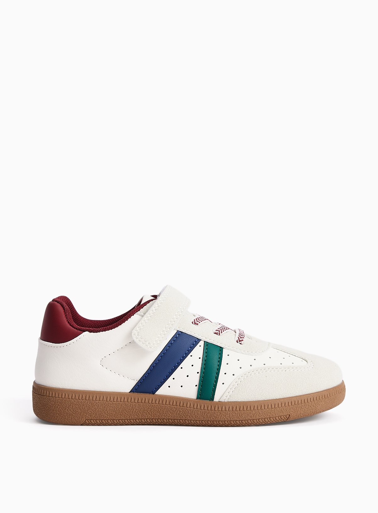 Stone Retro Court Trainers 6 Infant - Image 2 thumbnail