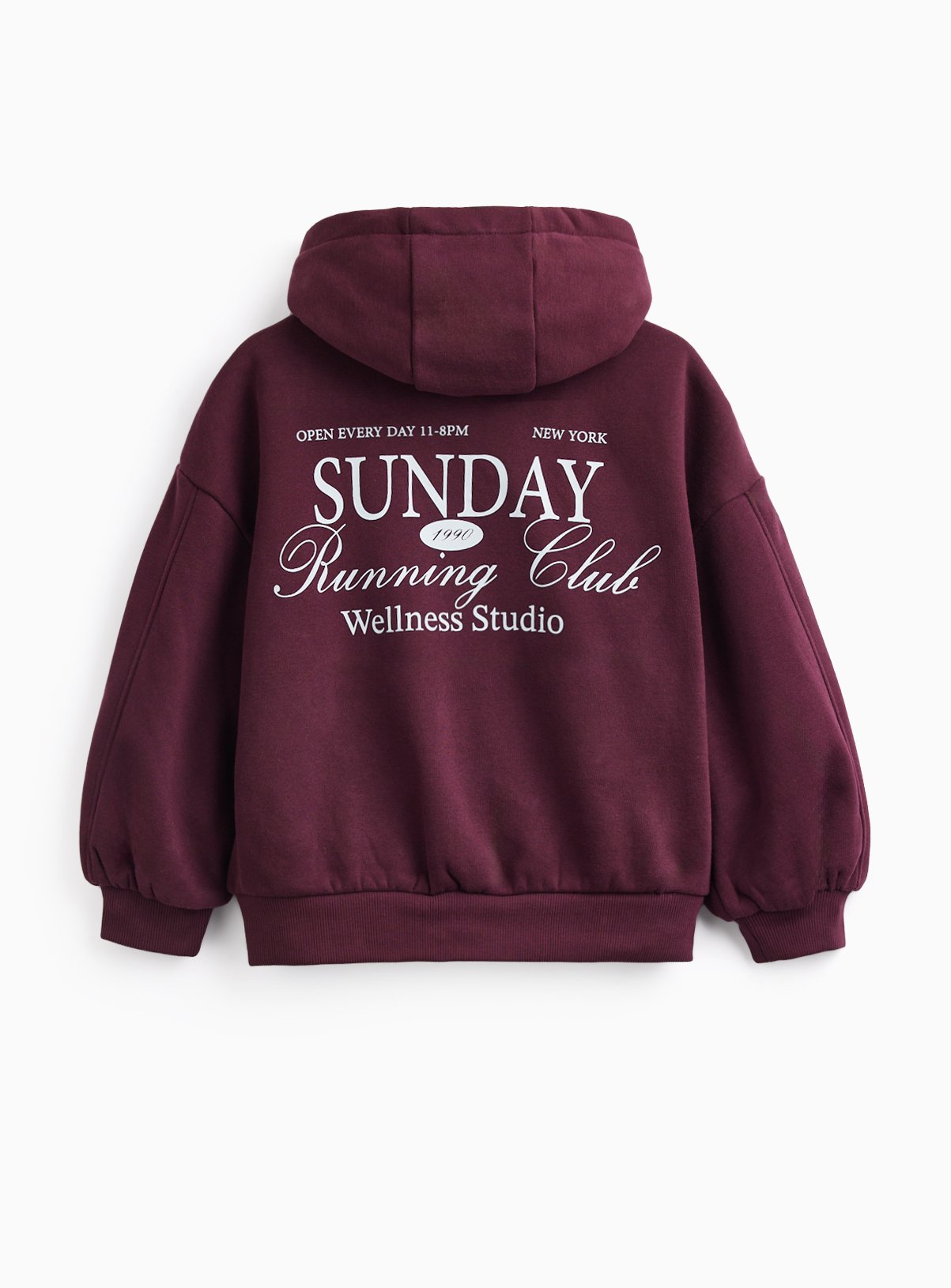 Burgundy Sunday Running Club 3-Piece Sweatsuit 13 years - Image 3 thumbnail