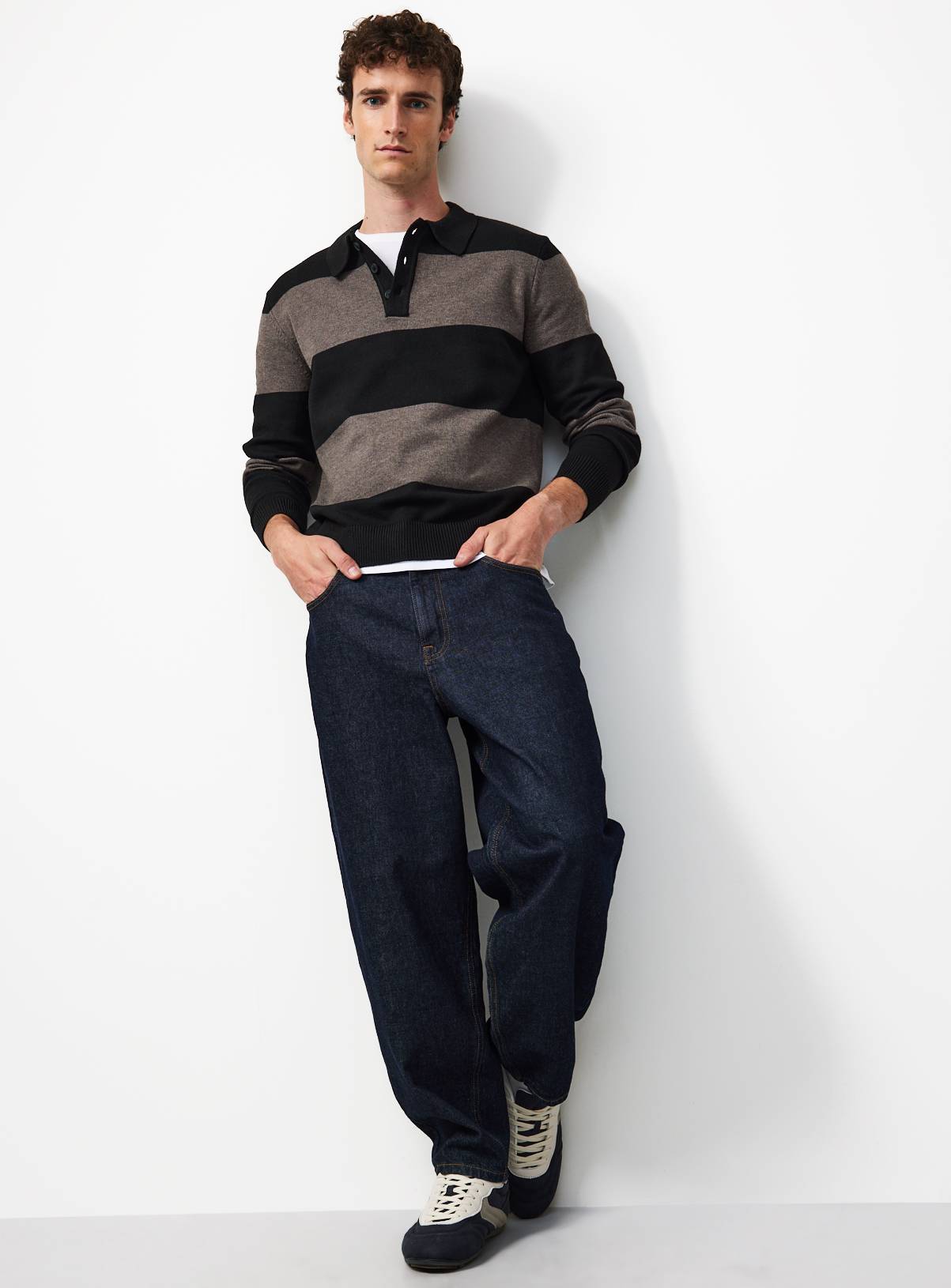 Block Stripe Polo Shirt XXL - Image 2