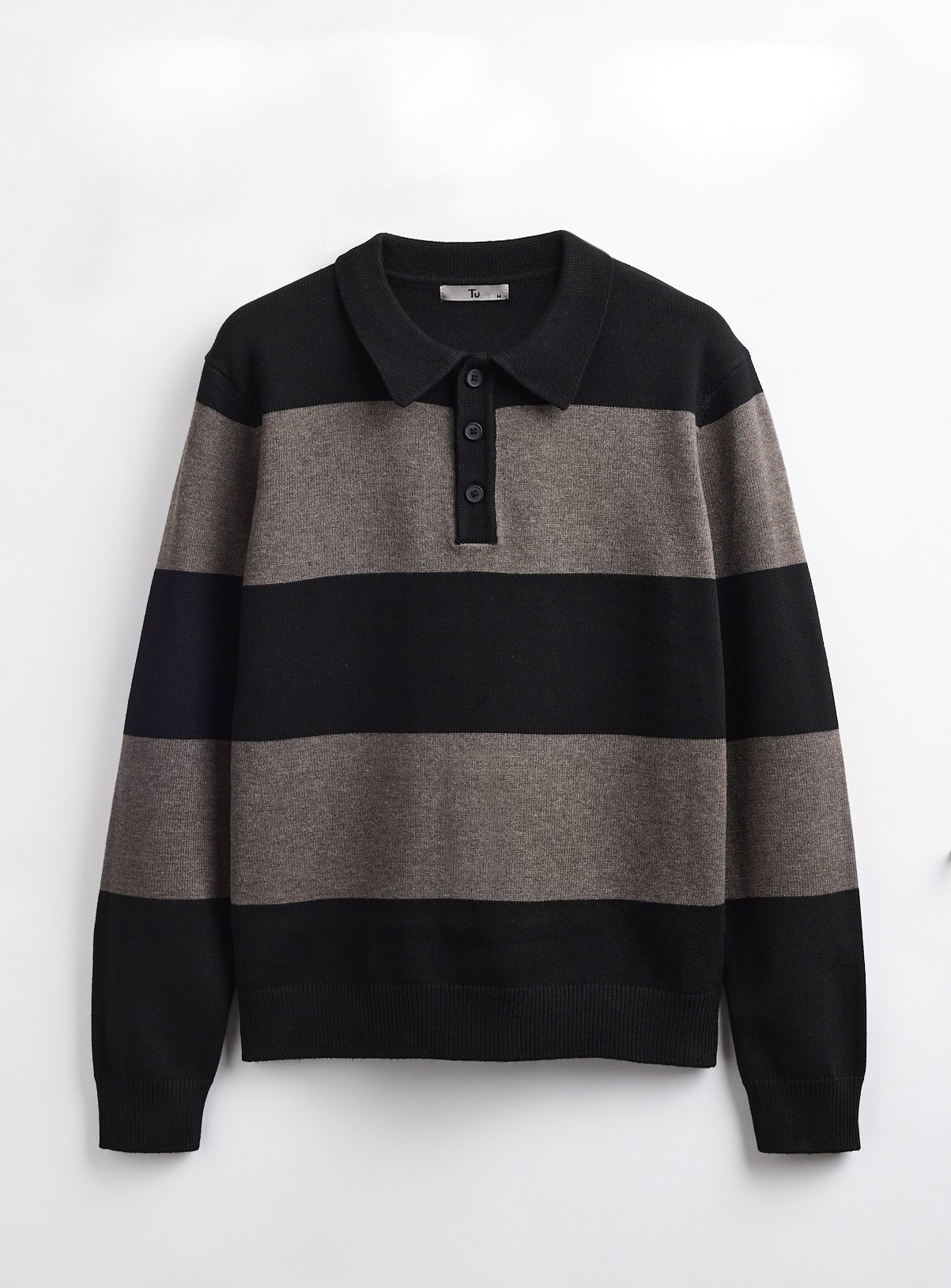 Block Stripe Polo Shirt XXL - Image 3 thumbnail