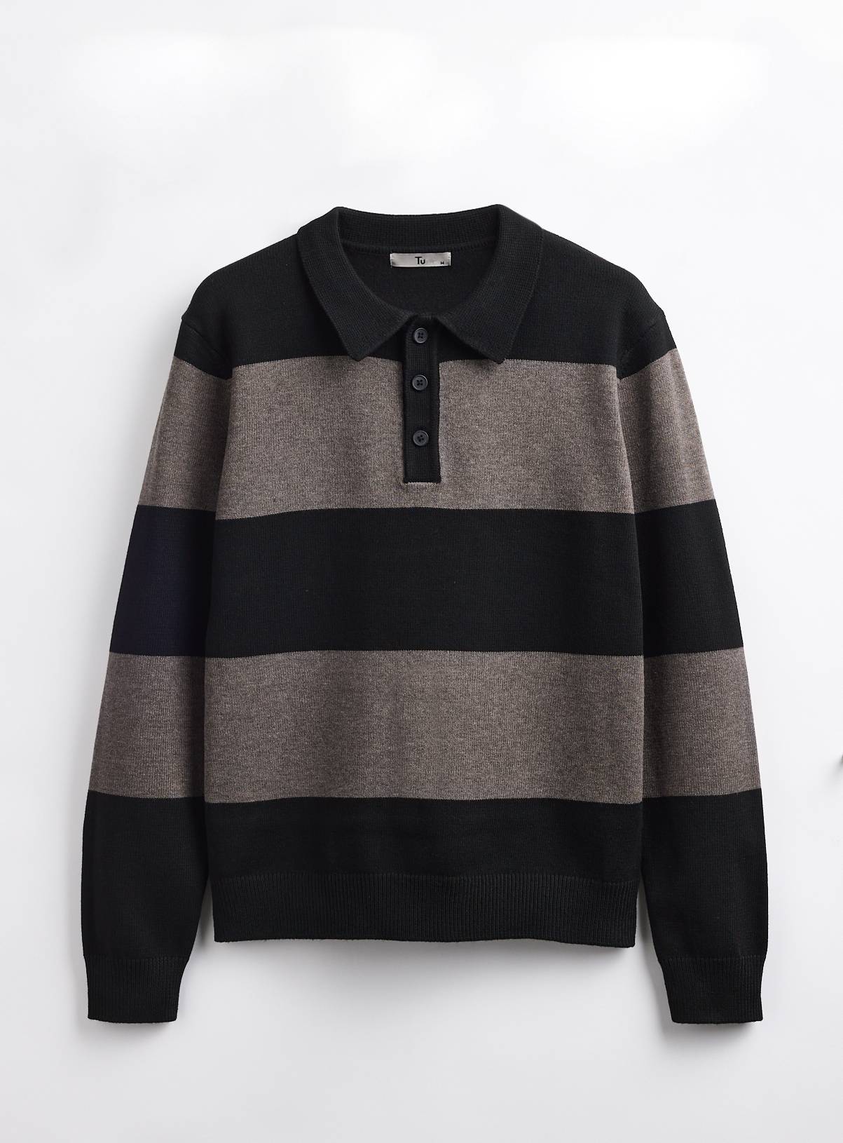 Block Stripe Polo Shirt XXL - Image 3