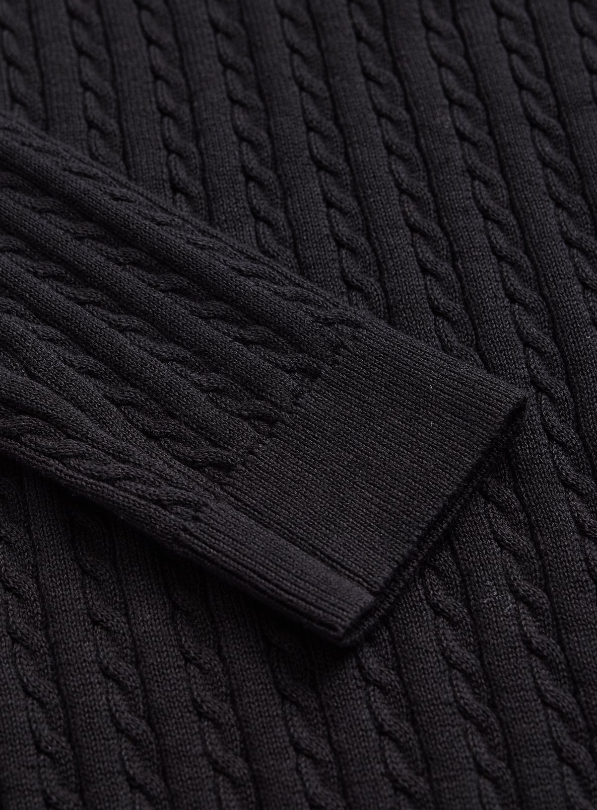 Black Cable Knit Jumper 11 years - Image 3 thumbnail