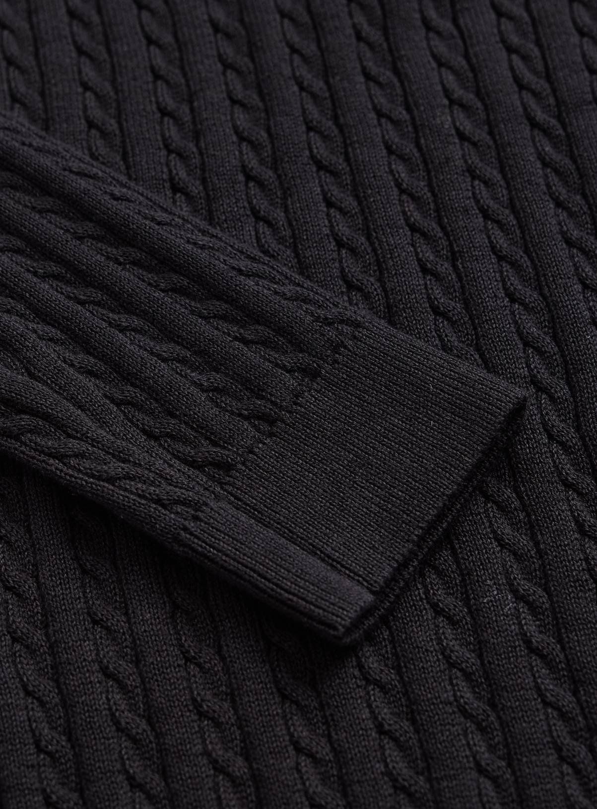 Black Cable Knit Jumper 11 years - Image 3