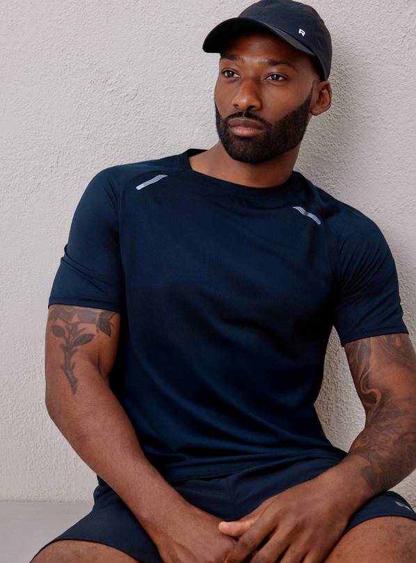 REAKTIV Black Performance Short Sleeve Tee XL