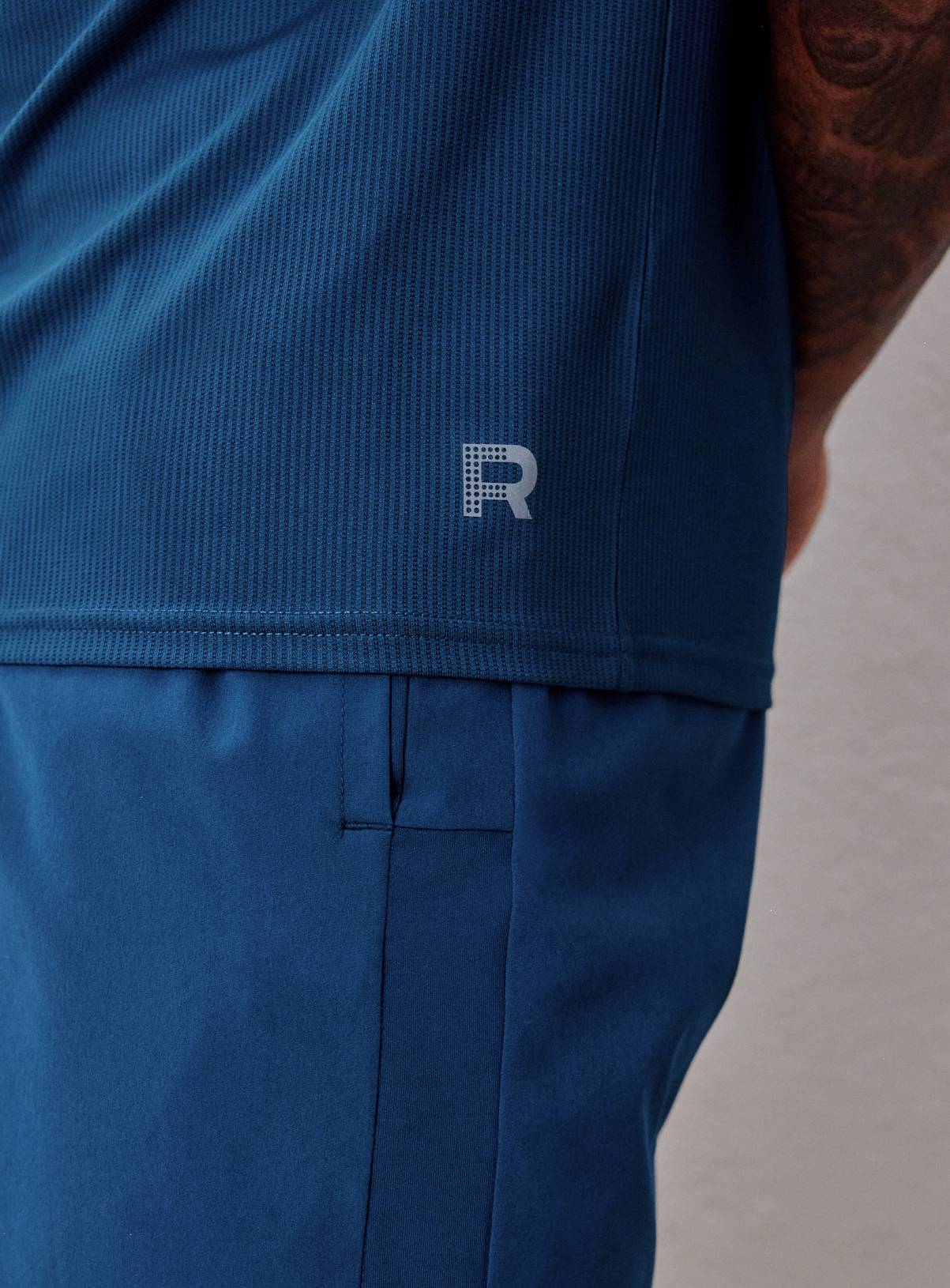 REAKTIV Blue Performance Short Sleeve Tee XL - Image 4