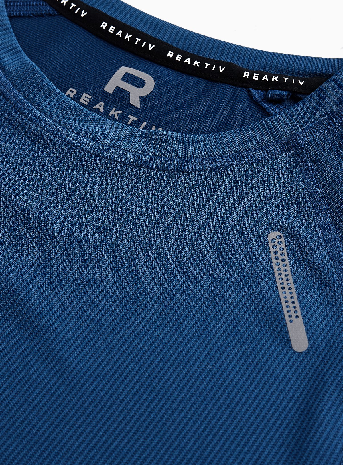 REAKTIV Blue Performance Short Sleeve Tee XL - Image 5 thumbnail