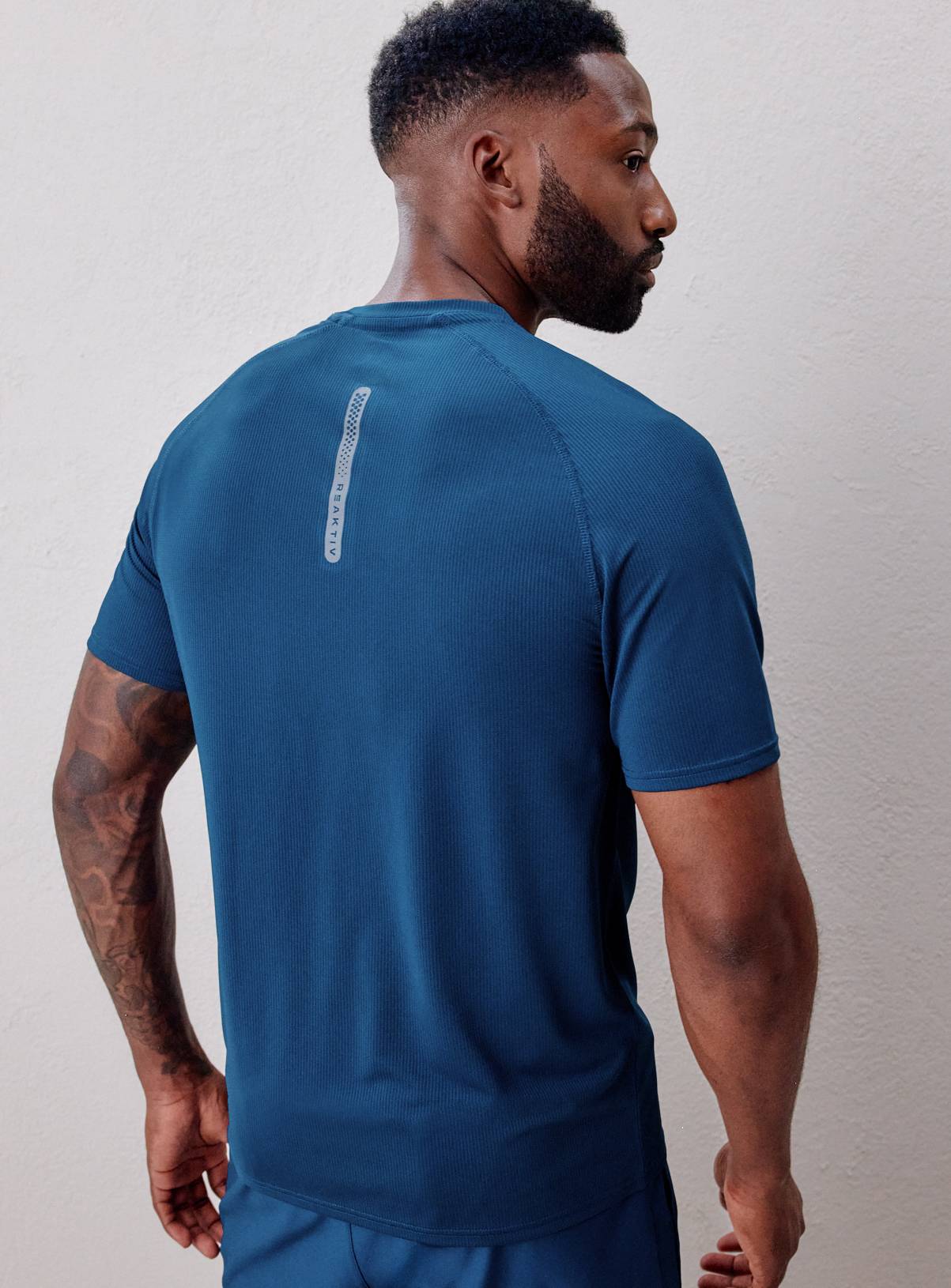 REAKTIV Blue Performance Short Sleeve Tee XL - Image 6