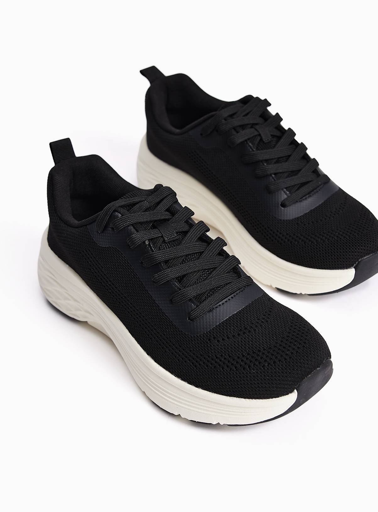 Black Active Knitted Trainers 9 - Image 2