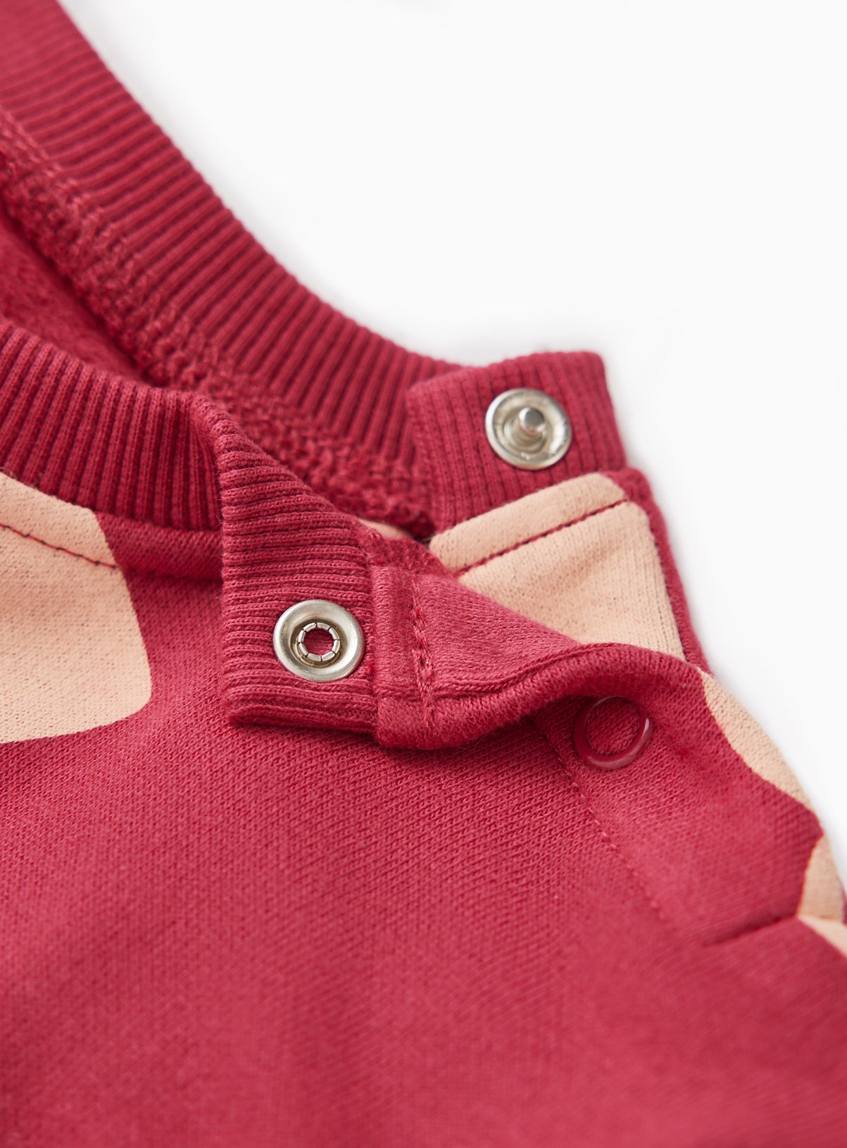 Red  & Pink Heart Print Sweatshirt Dress & Tights Set 9-12 months - Image 2 thumbnail