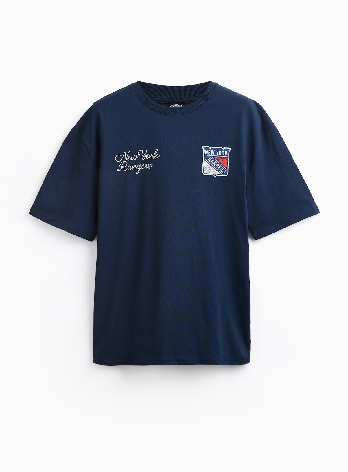 Navy New York Rangers Graphic Relaxed Fit T-Shirt XL - Image 2 thumbnail