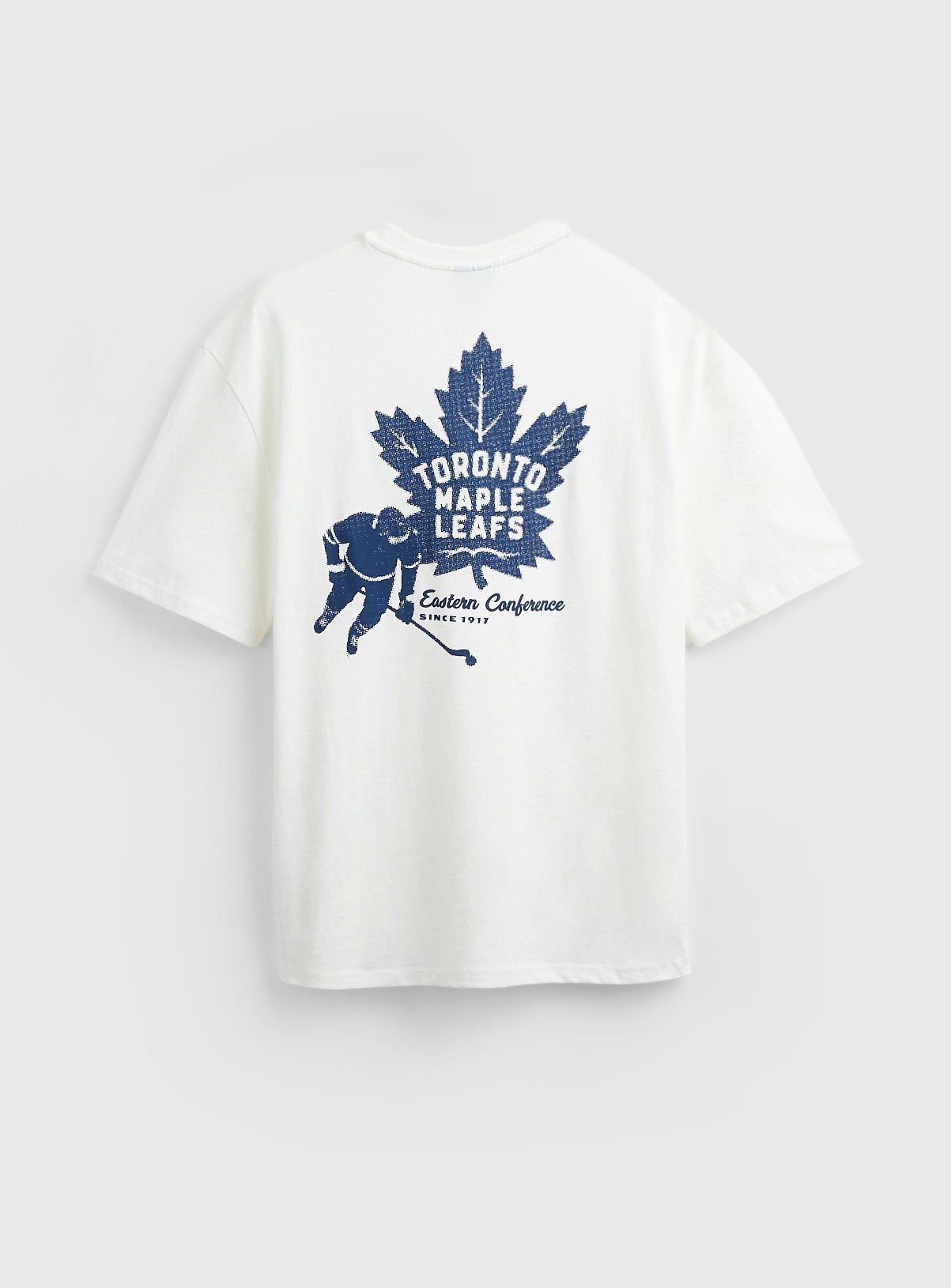 White Toronto Maple Leafs Graphic Relaxed Fit T-Shirt S - Image 3 thumbnail