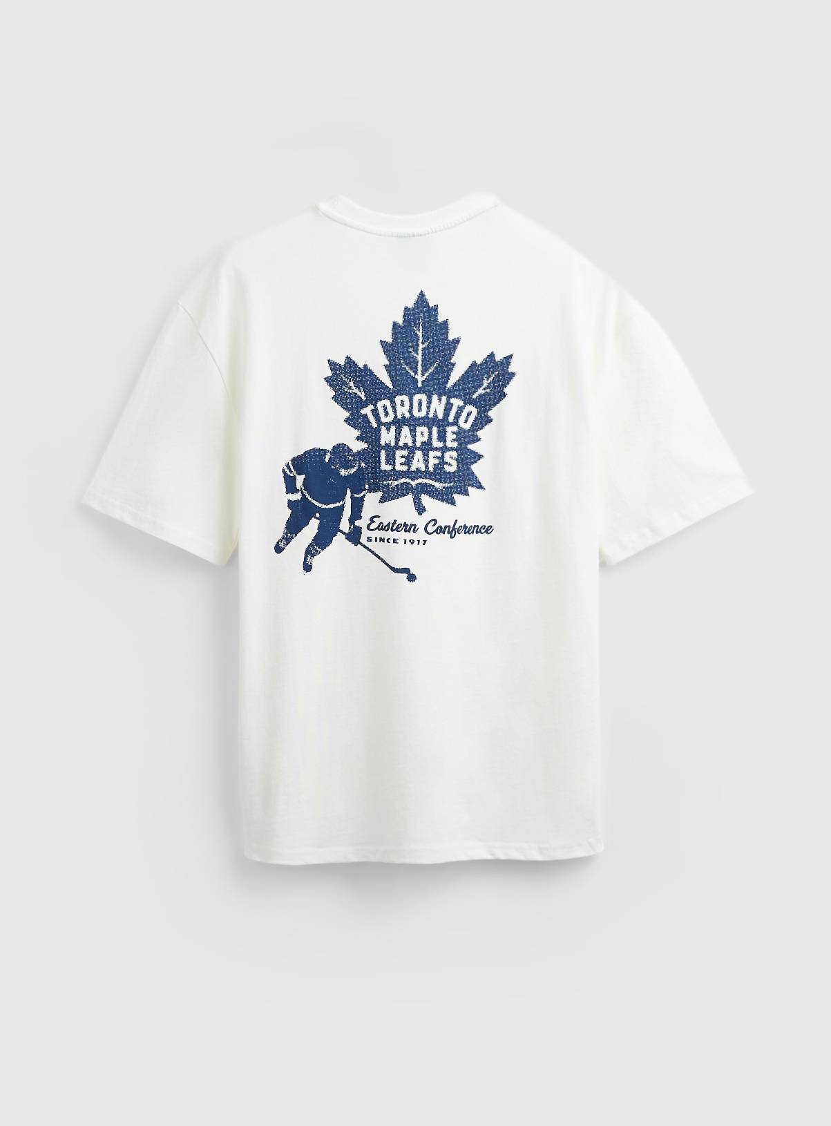 White Toronto Maple Leafs Graphic Relaxed Fit T-Shirt S - Image 3