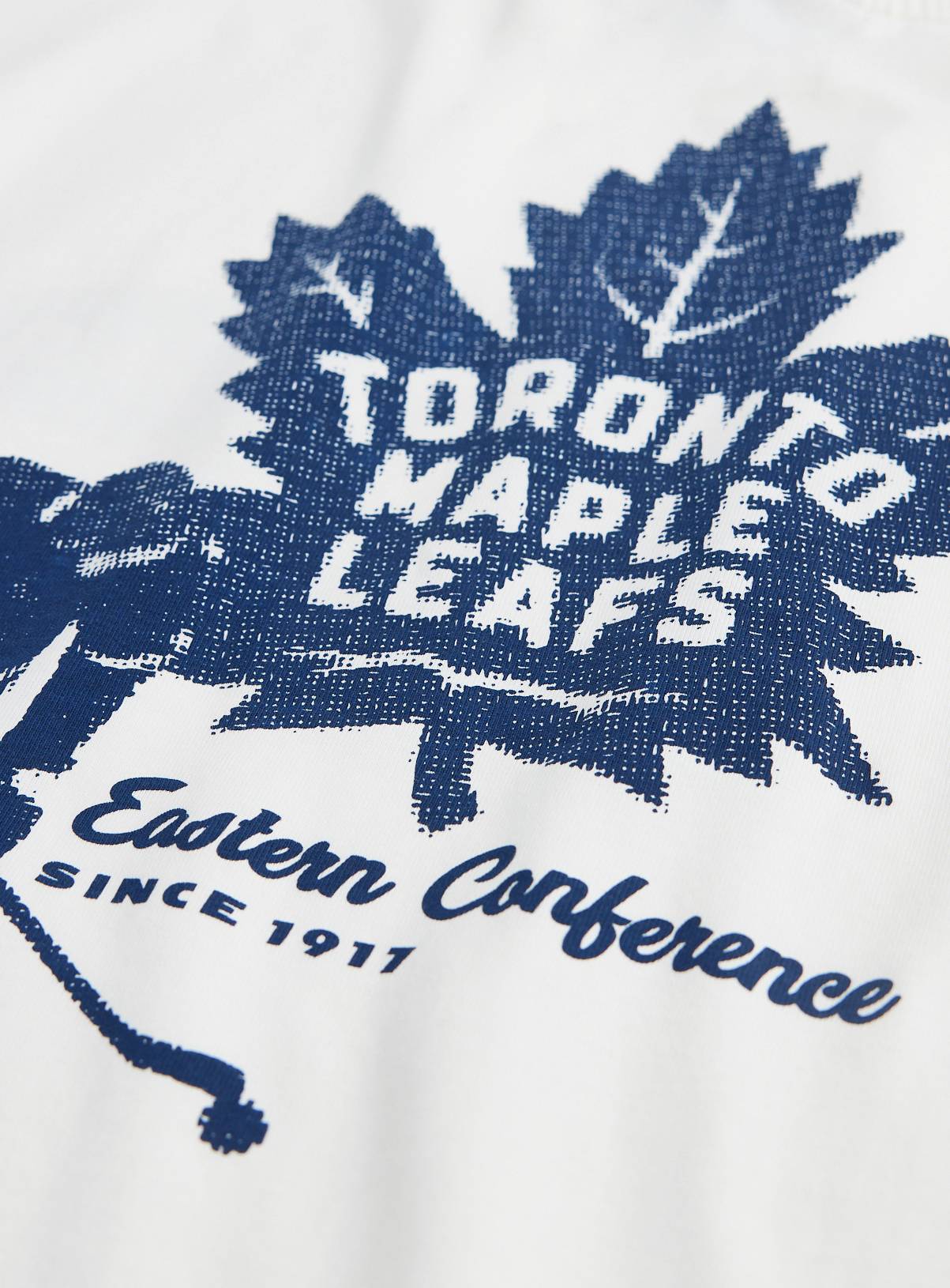 White Toronto Maple Leafs Graphic Relaxed Fit T-Shirt S - Image 4