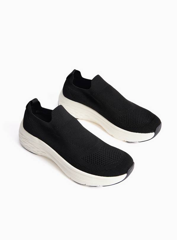 Navy Knitted Active Trainers  10
