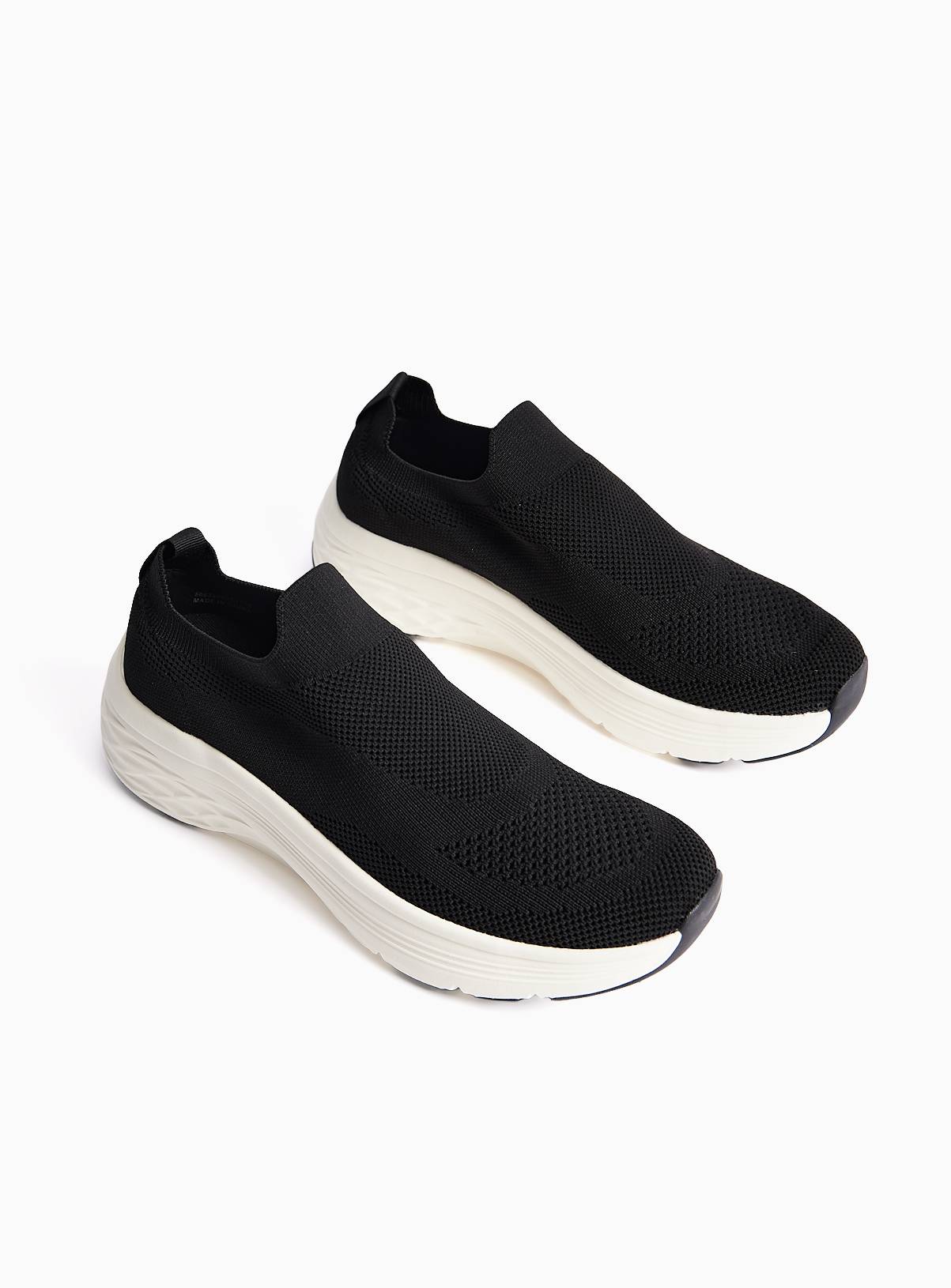 Navy Knitted Active Trainers  11 - Image 1