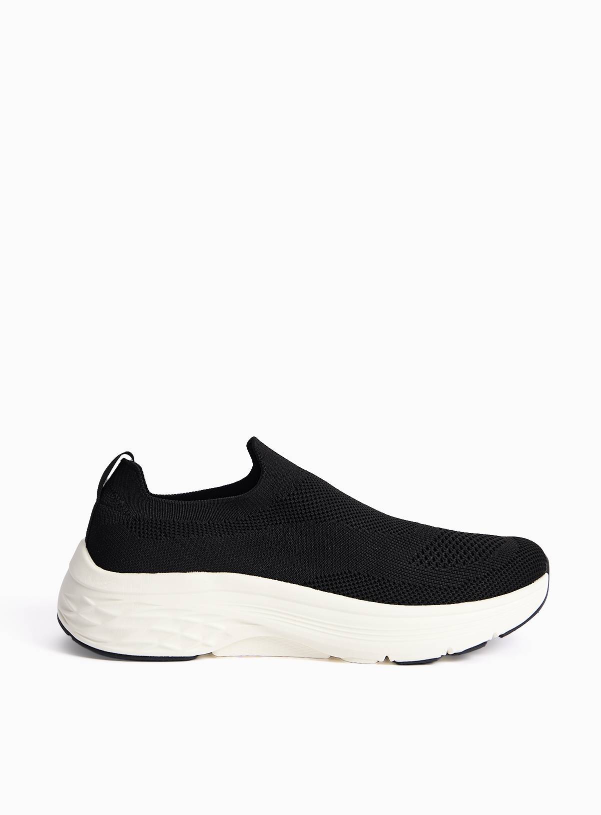 Navy Knitted Active Trainers  11 - Image 2