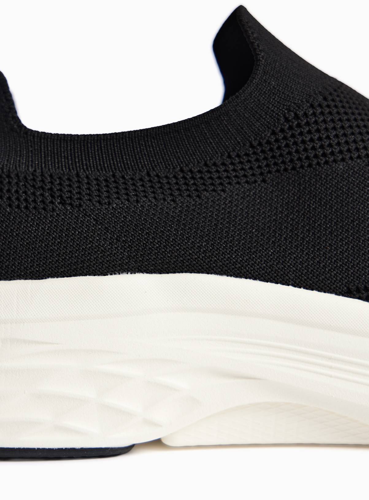 Navy Knitted Active Trainers  11 - Image 3