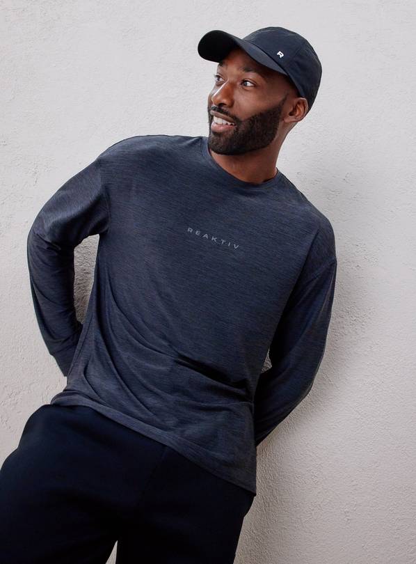 REAKTIV Blue Long Sleeve Tee XXXL