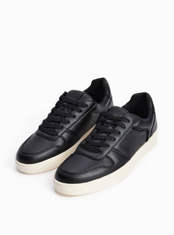 Black Leather Trainers 11