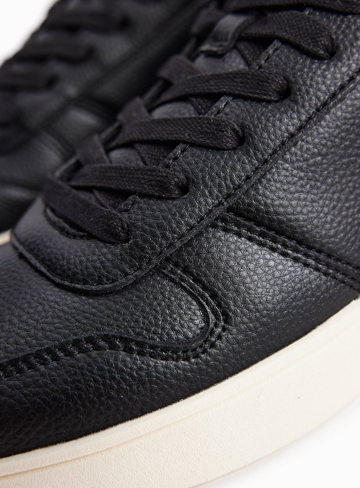 Black Leather Trainers 7 - Image 3