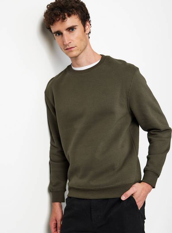 Khaki Ultimate Crew Neck Sweatshirt  XXL