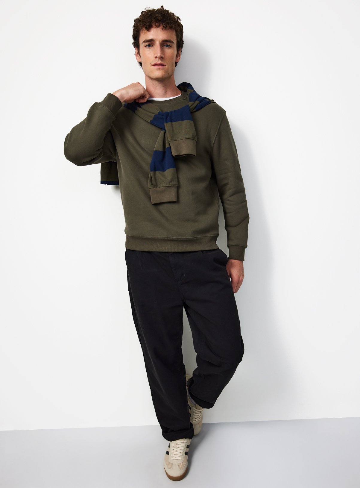 Khaki Ultimate Crew Neck Sweatshirt  XXL - Image 2 thumbnail