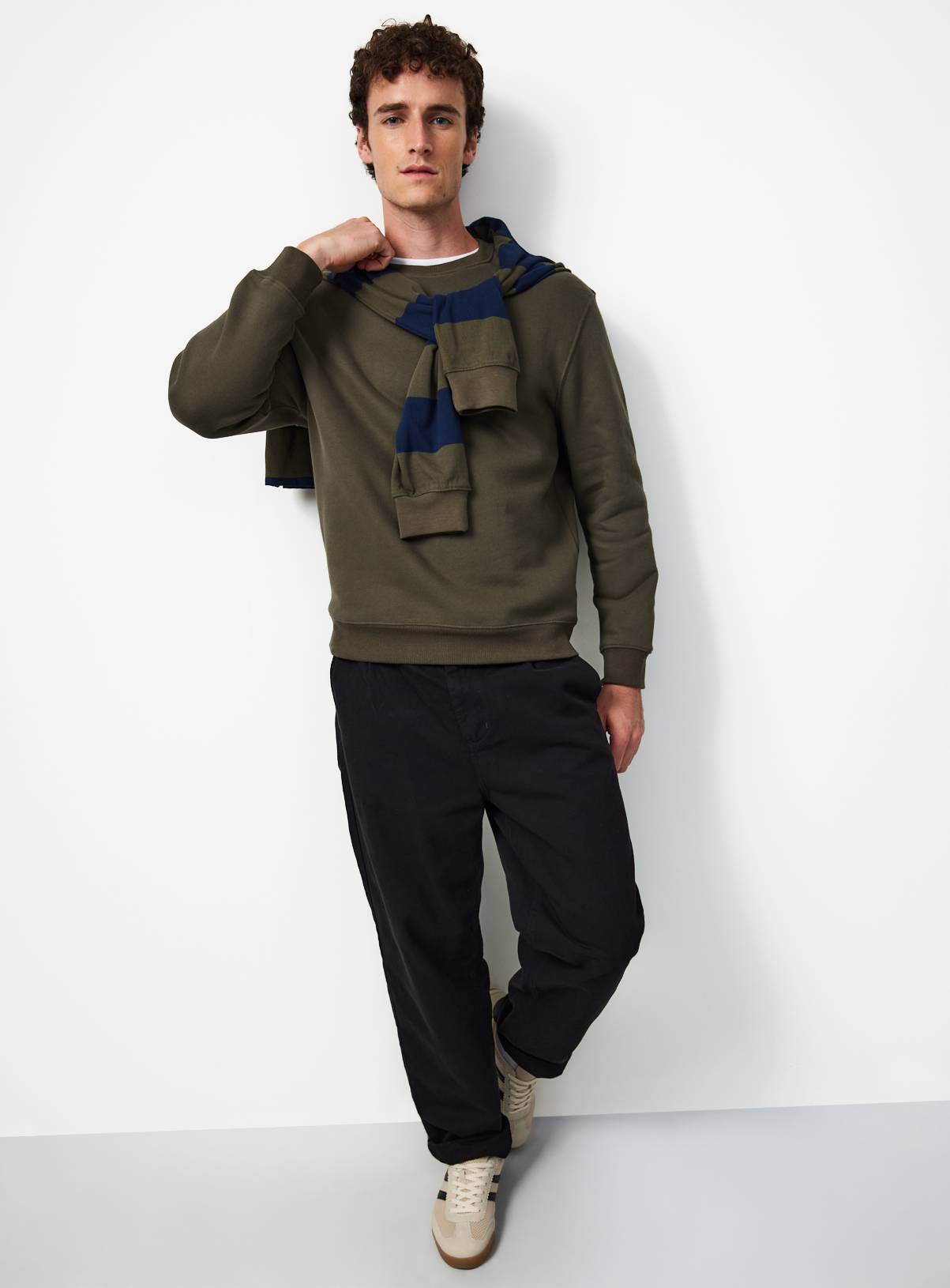 Khaki Ultimate Crew Neck Sweatshirt  XXL - Image 2