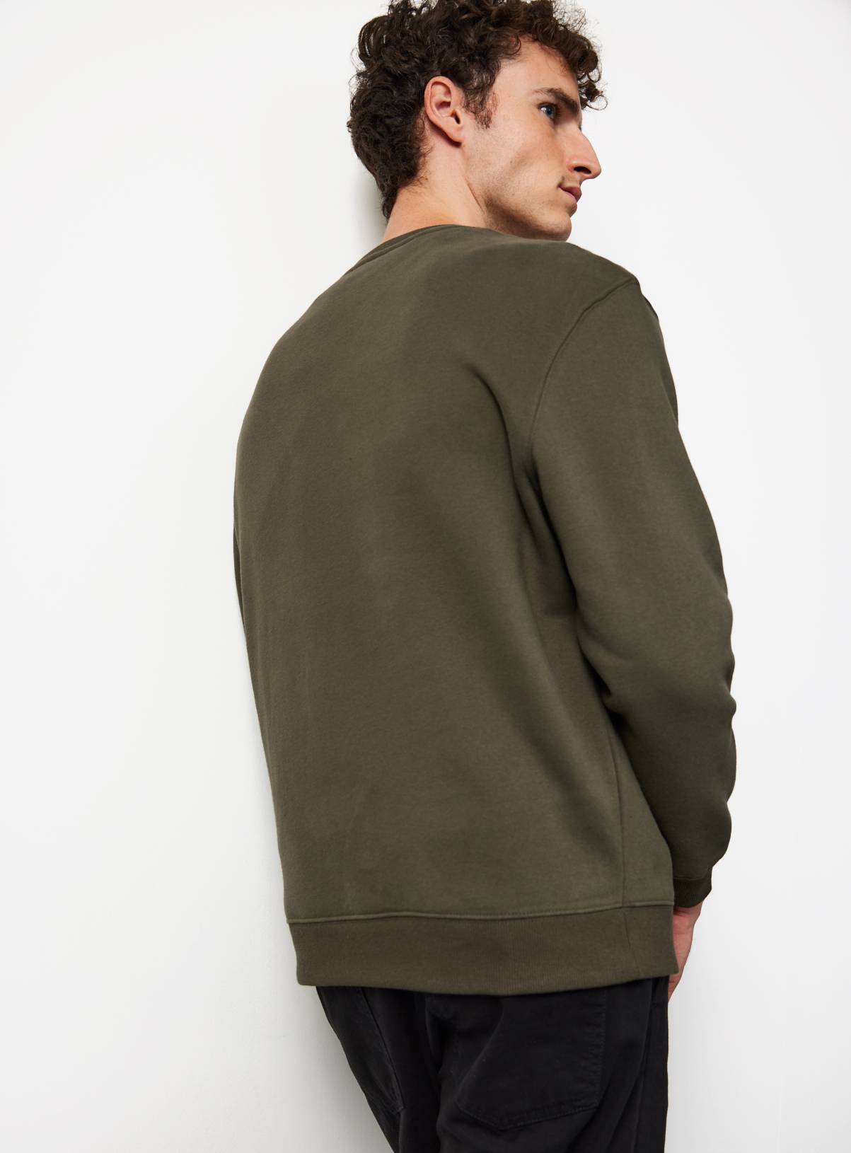 Khaki Ultimate Crew Neck Sweatshirt  XXL - Image 5