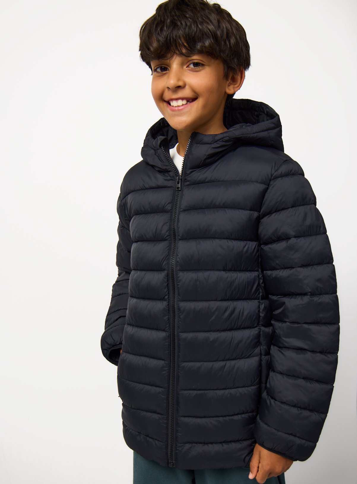 Quilted & Hooded Puffer Jacket 1-2 years - Image 2 thumbnail