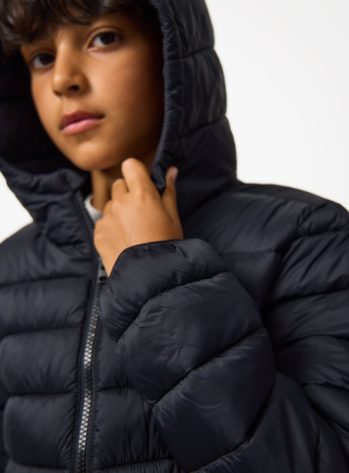 Quilted & Hooded Puffer Jacket 1-2 years - Image 5 thumbnail