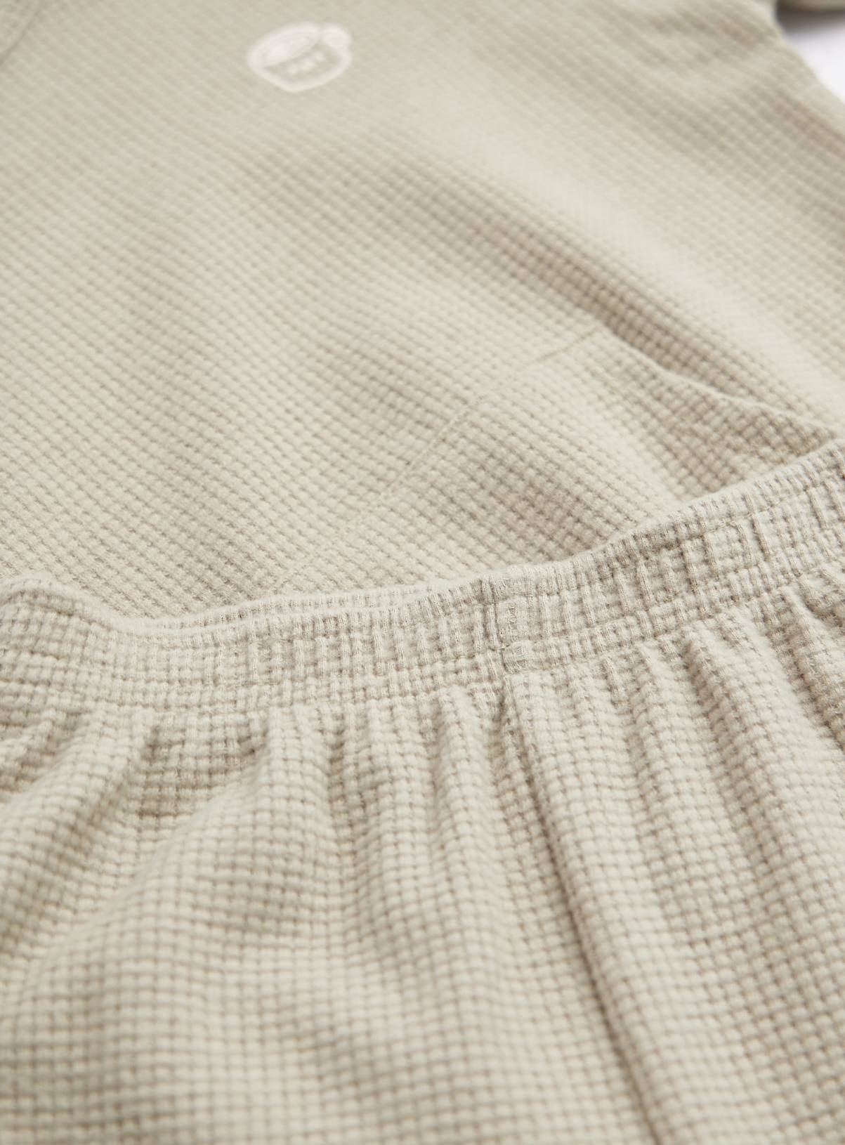 Matcha Green Waffle Top and Bottoms Set  18-24 months - Image 2