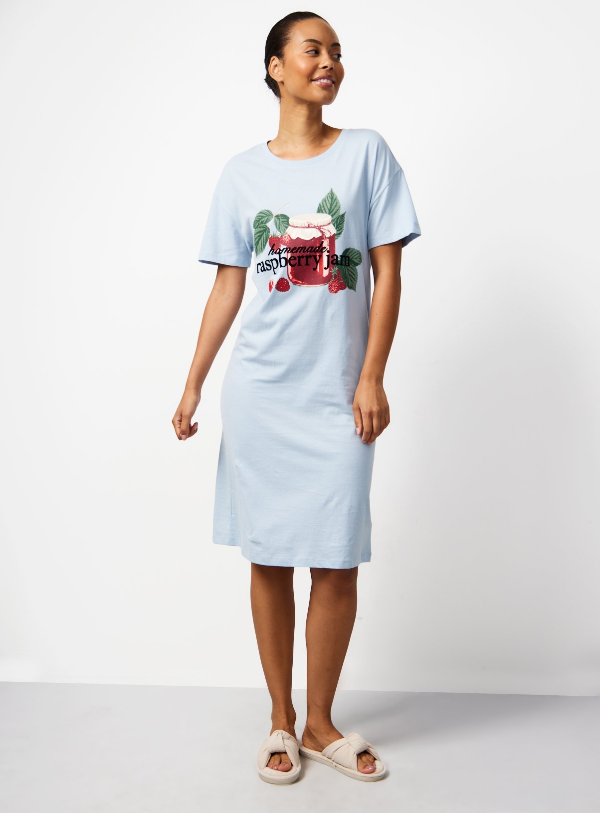 Blue Homemade Jam Graphic Print Sleep T-Shirt XXL - Image 2 thumbnail