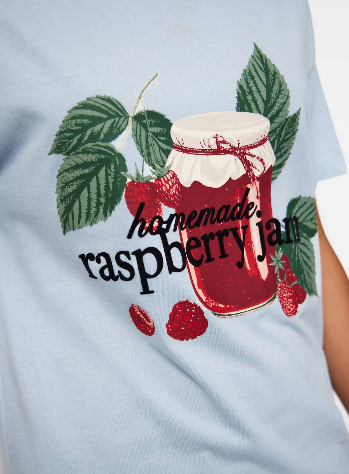 Blue Homemade Jam Graphic Print Sleep T-Shirt XXL - Image 3