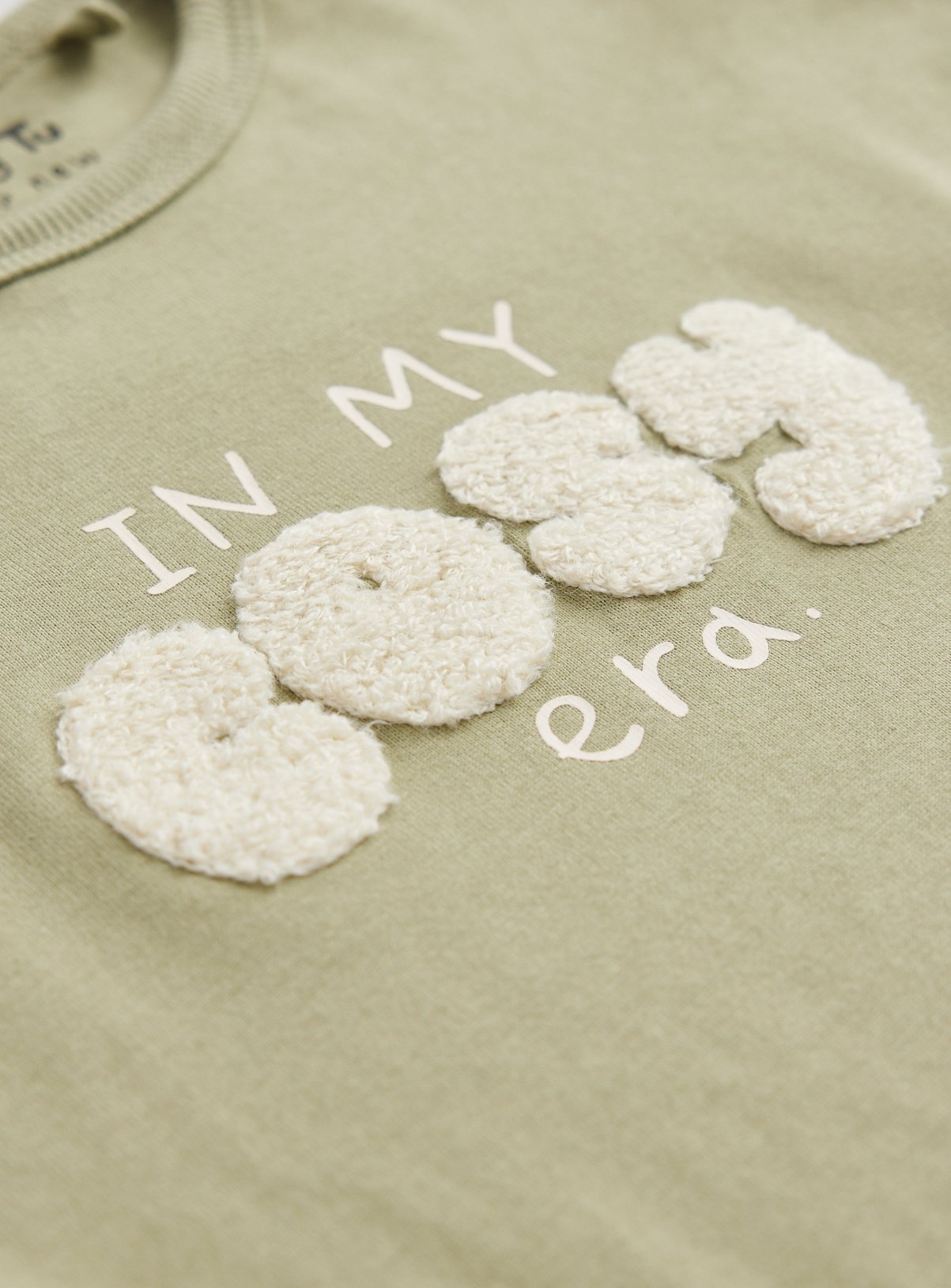 Green In My Cosy Era Graphic Long Sleeve T-Shirt 6-9 months - Image 2 thumbnail